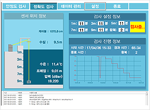 수질 환경 모니터링 시스템 화면