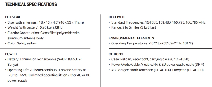 한국해양기상기술의 제품설명서