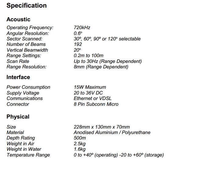 한국해양기상기술의 제품설명서